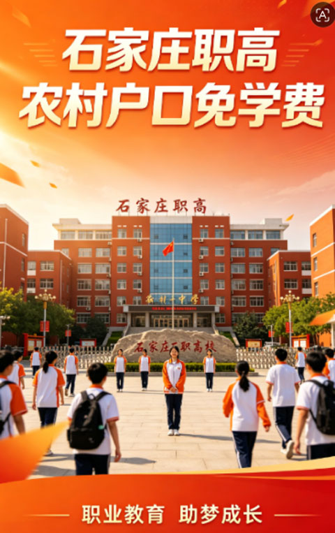 石家莊教聯(lián)高級職業(yè)中學(xué)｜農(nóng)村戶口免學(xué)費！石家莊本地優(yōu)質(zhì)職高升學(xué)首選